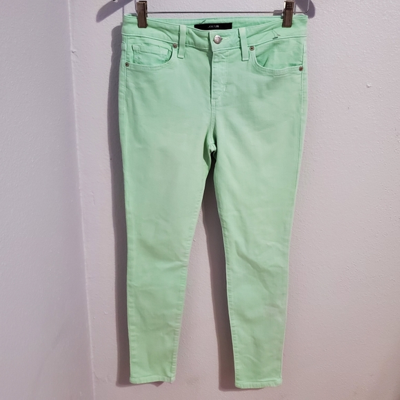 Joe's Skinny Ankle Mint Green Jeans Size 28 - Picture 2 of 5